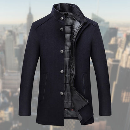 Elegant jacket with removable vest for men - Leo