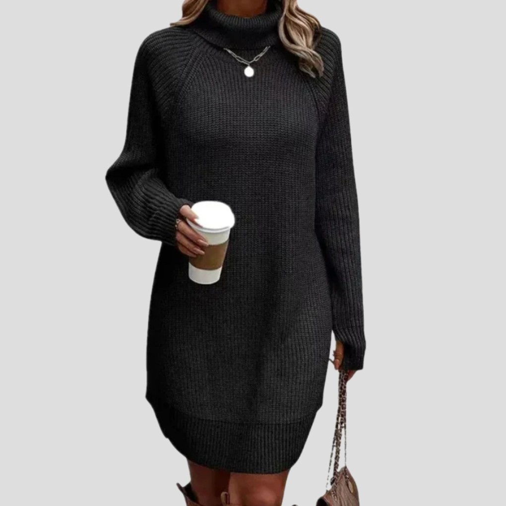 Elegant knitted dress for women