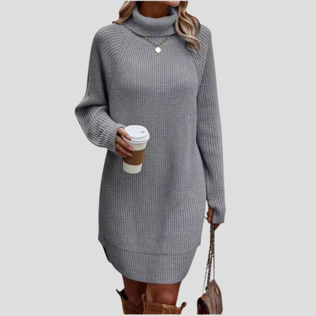 Elegant knitted dress for women