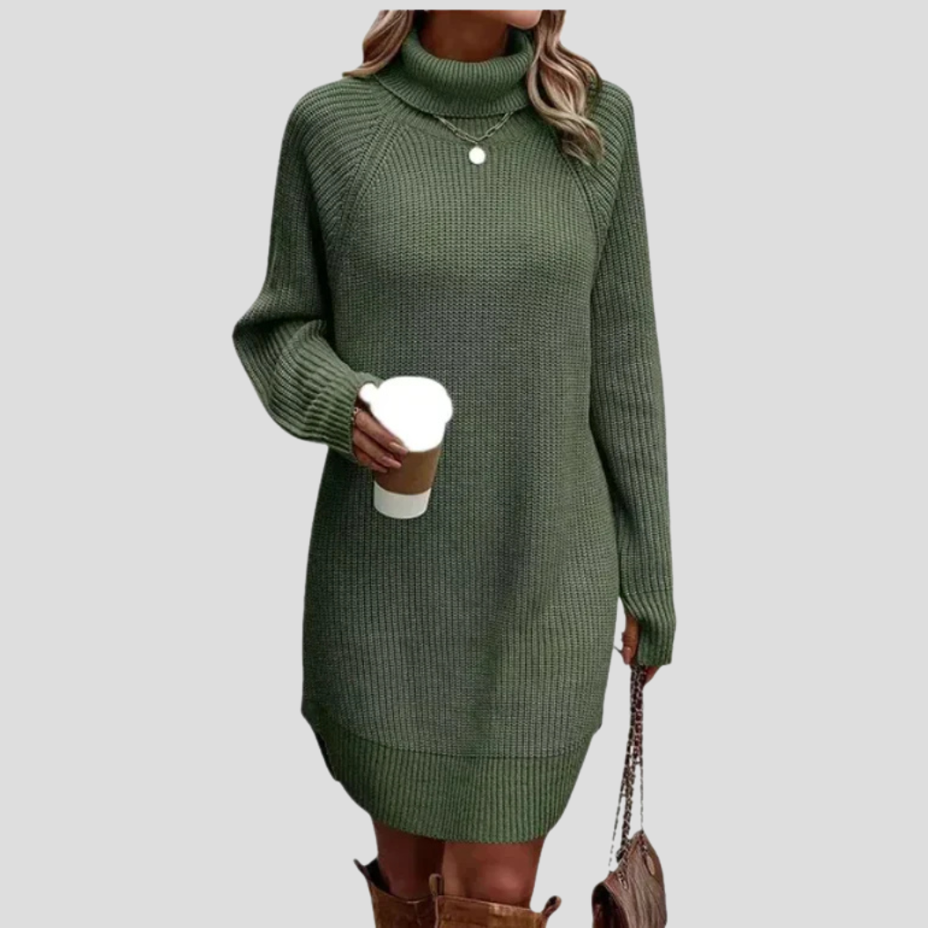 Elegant knitted dress for women