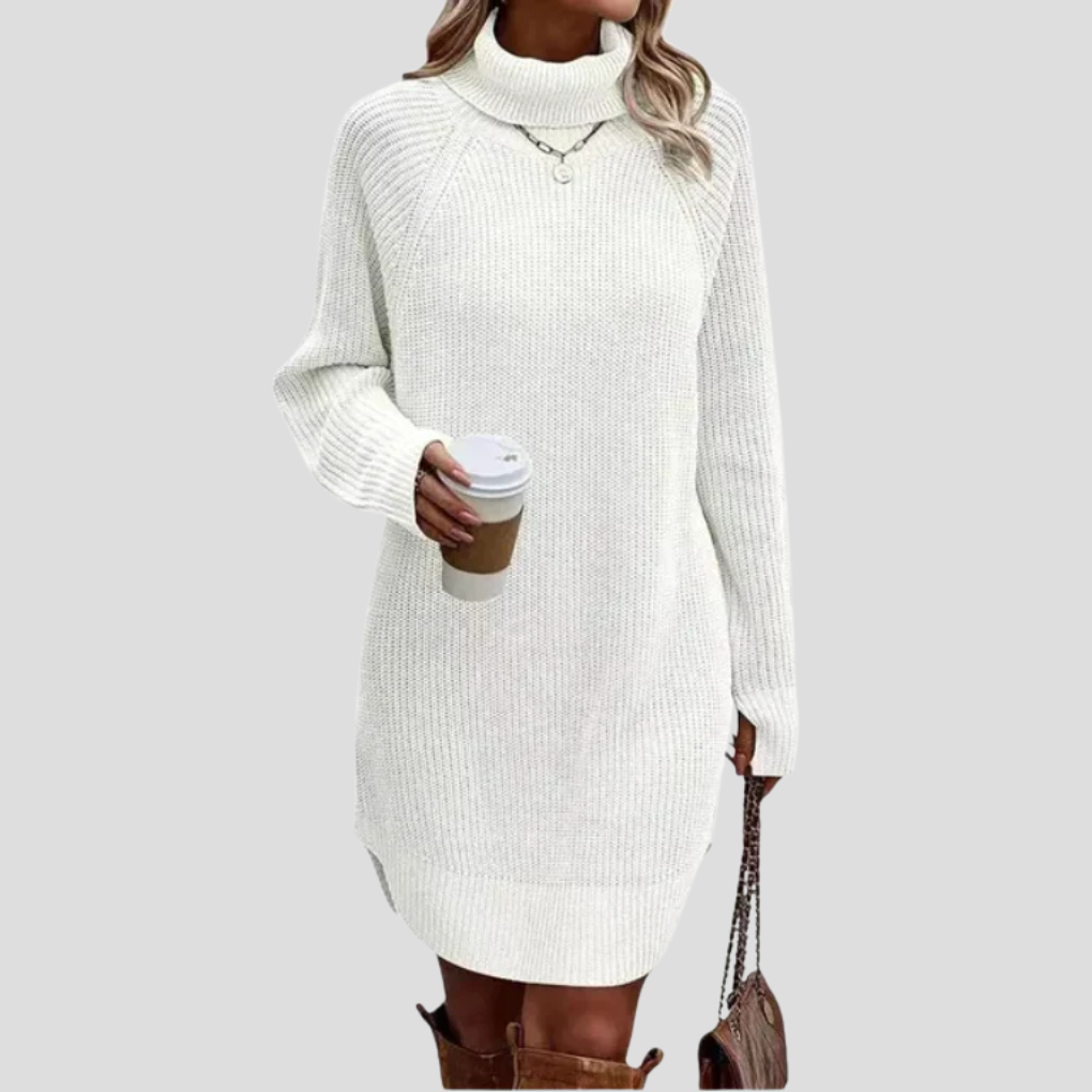 Elegant knitted dress for women
