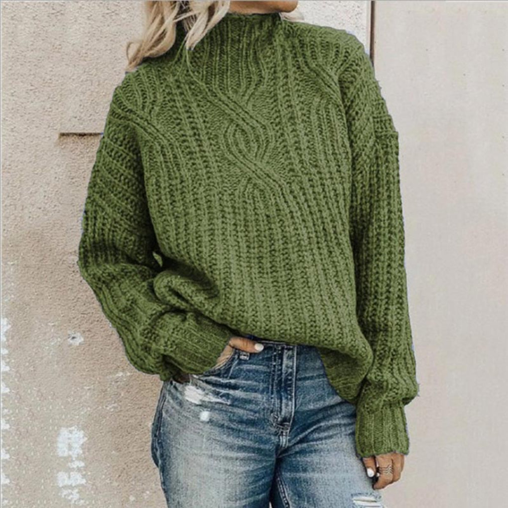Elegant knitted sweater for women
