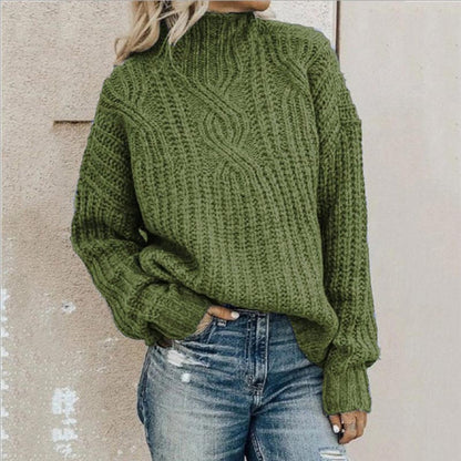 Elegant knitted sweater for women