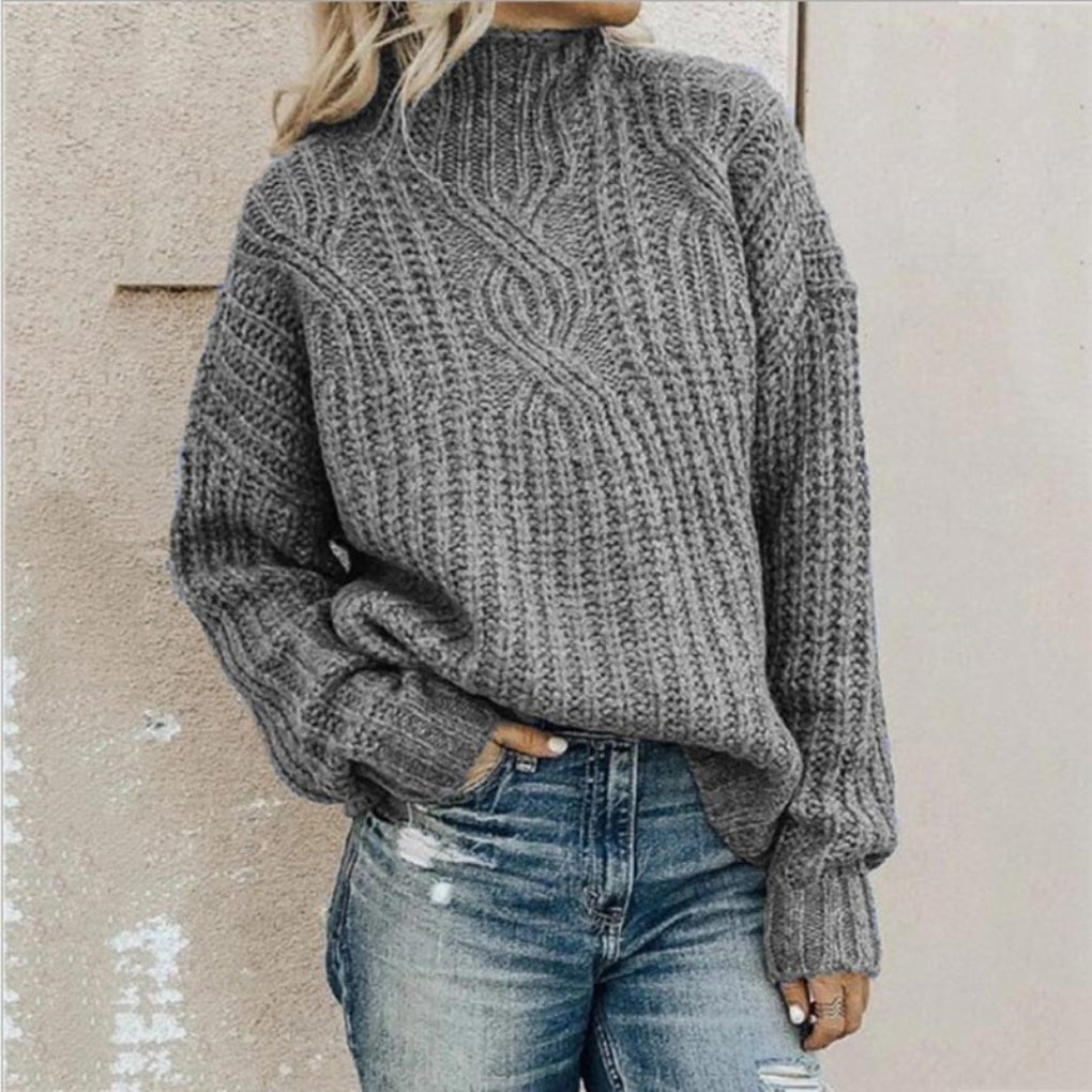 Elegant knitted sweater for women