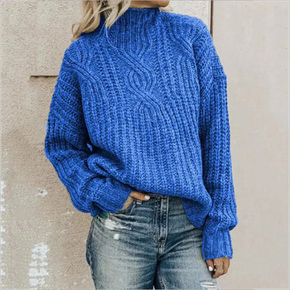 Elegant knitted sweater for women