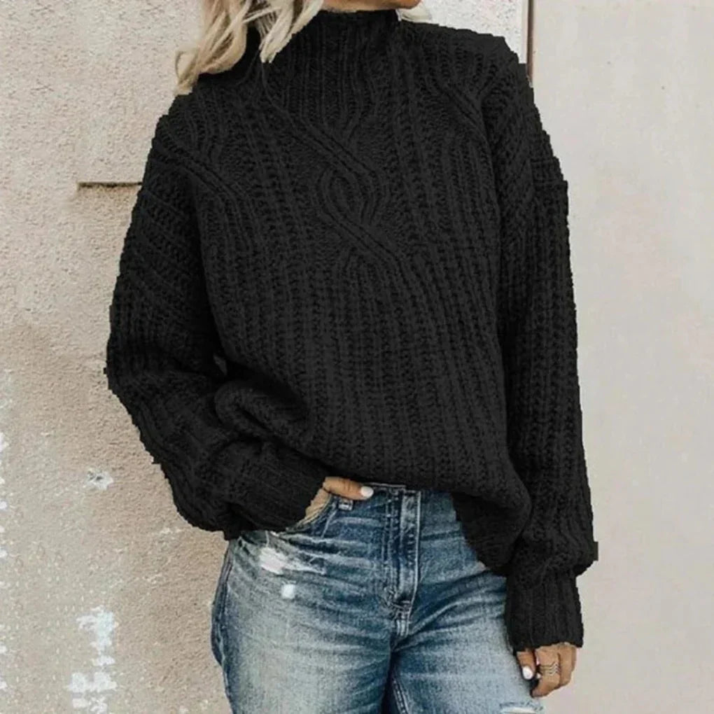 Elegant knitted sweater for women