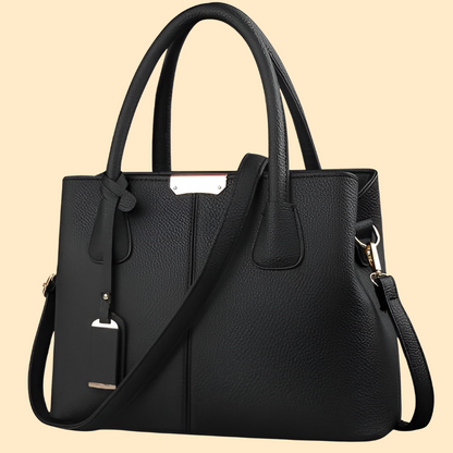 Elegant leather shoulder bag for women