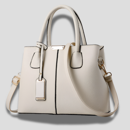 Elegant leather shoulder bag for women