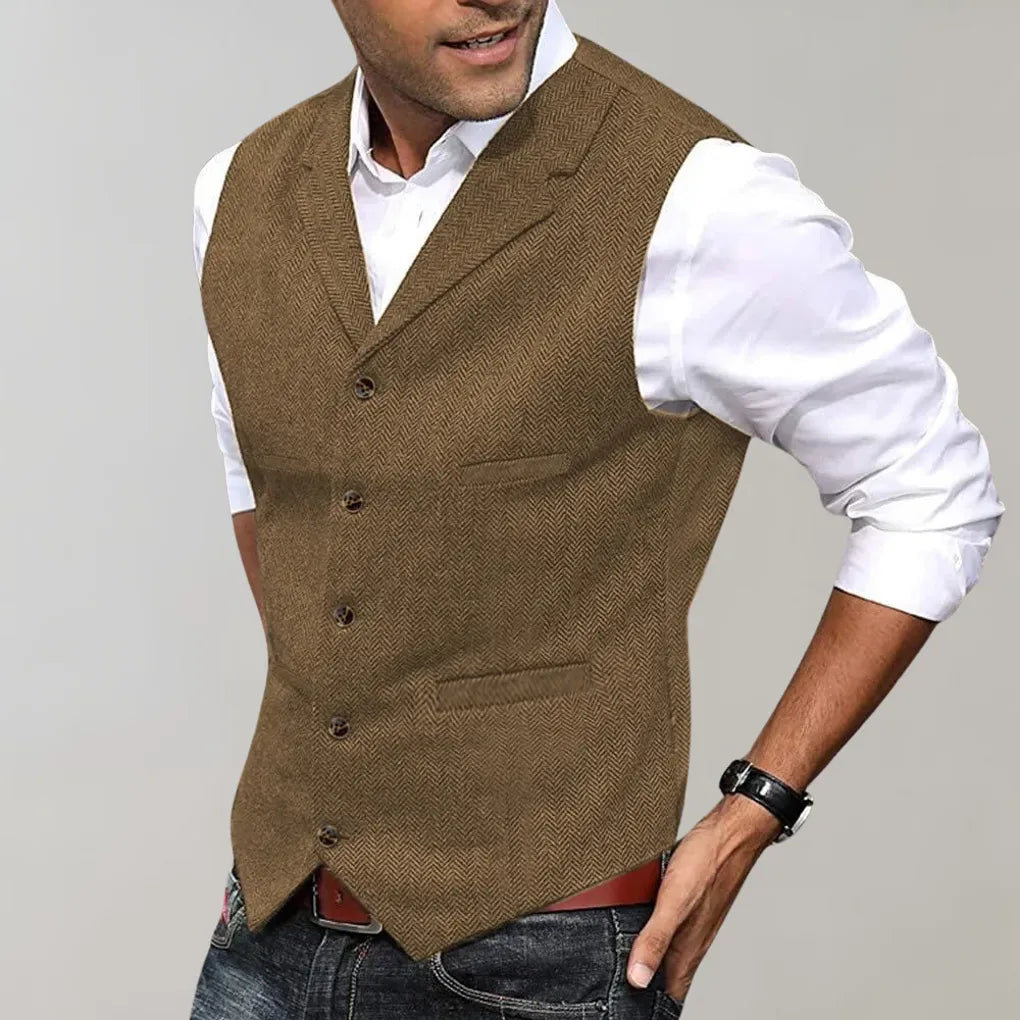 Elegant men's vest – a refined layer for formal looks
