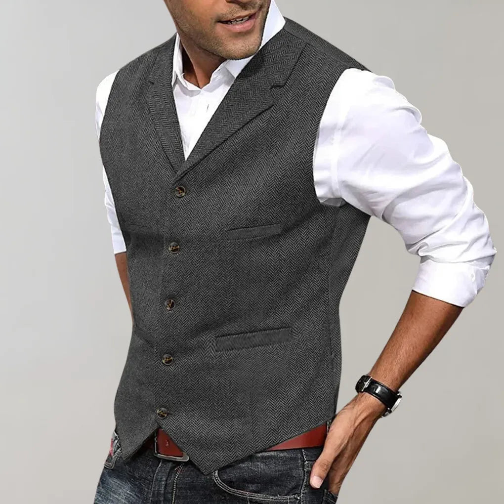 Elegant men's vest – a refined layer for formal looks