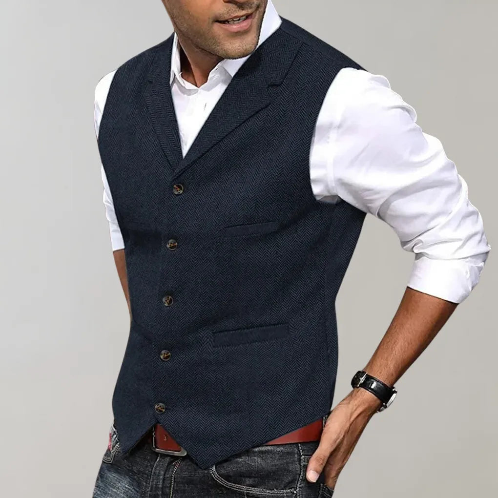 Elegant men's vest – a refined layer for formal looks