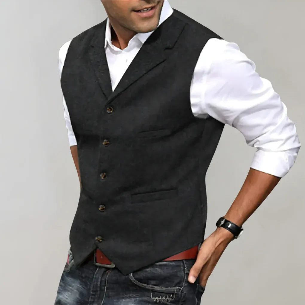 Elegant men's vest – a refined layer for formal looks