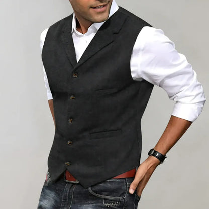 Elegant men's vest – a refined layer for formal looks