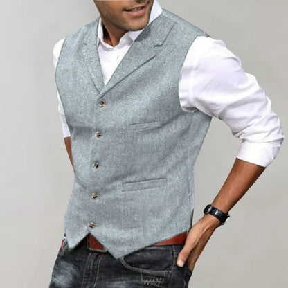 Elegant men's vest – a refined layer for formal looks