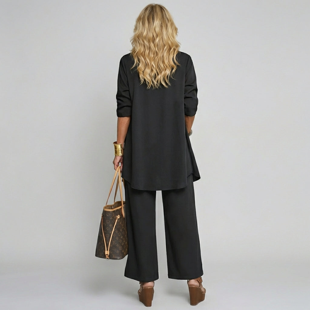 Elegant three-piece set jumpsuit for women - Aurora