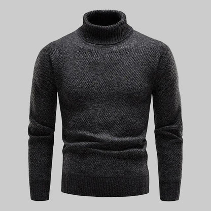 Elegant turtleneck sweater with refined design and classic look