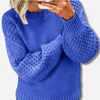 Elegant warm sweater for women
