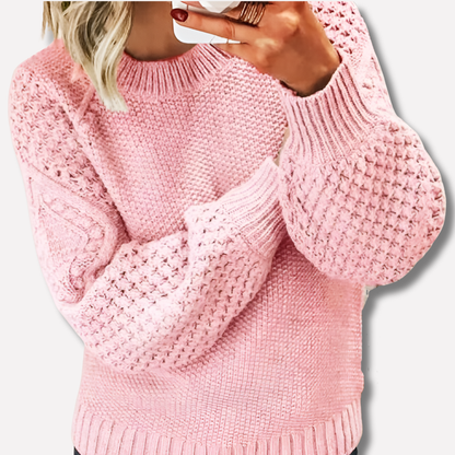 Elegant warm sweater for women