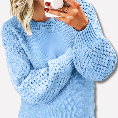 Elegant warm sweater for women