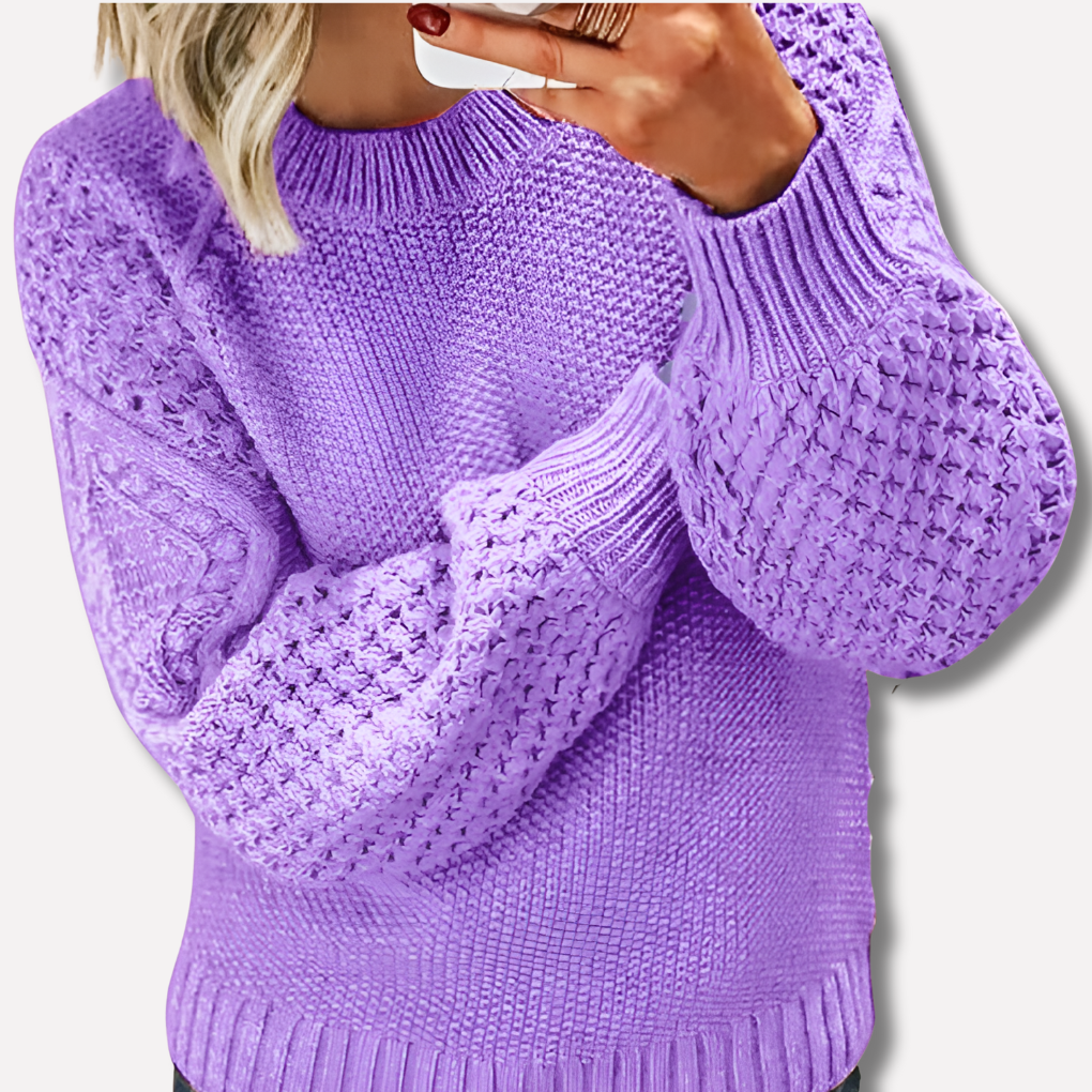 Elegant warm sweater for women