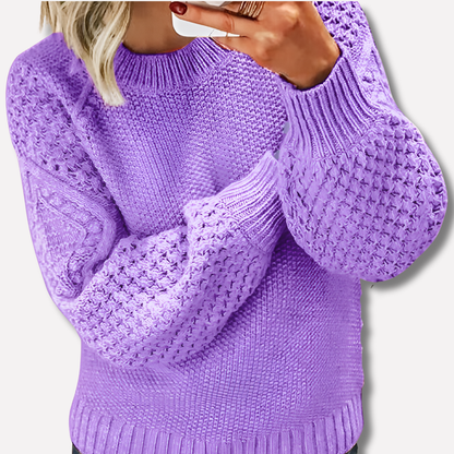 Elegant warm sweater for women