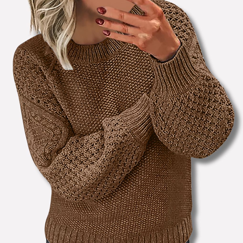 Elegant warm sweater for women