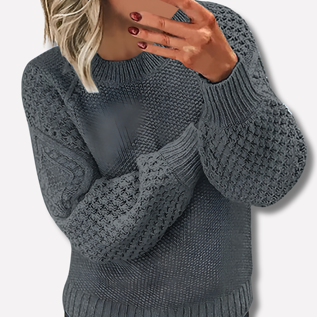 Elegant warm sweater for women