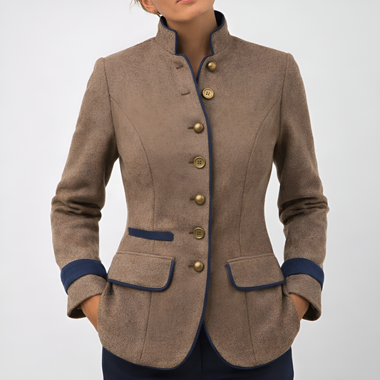 Elegant women's jacket in solid color