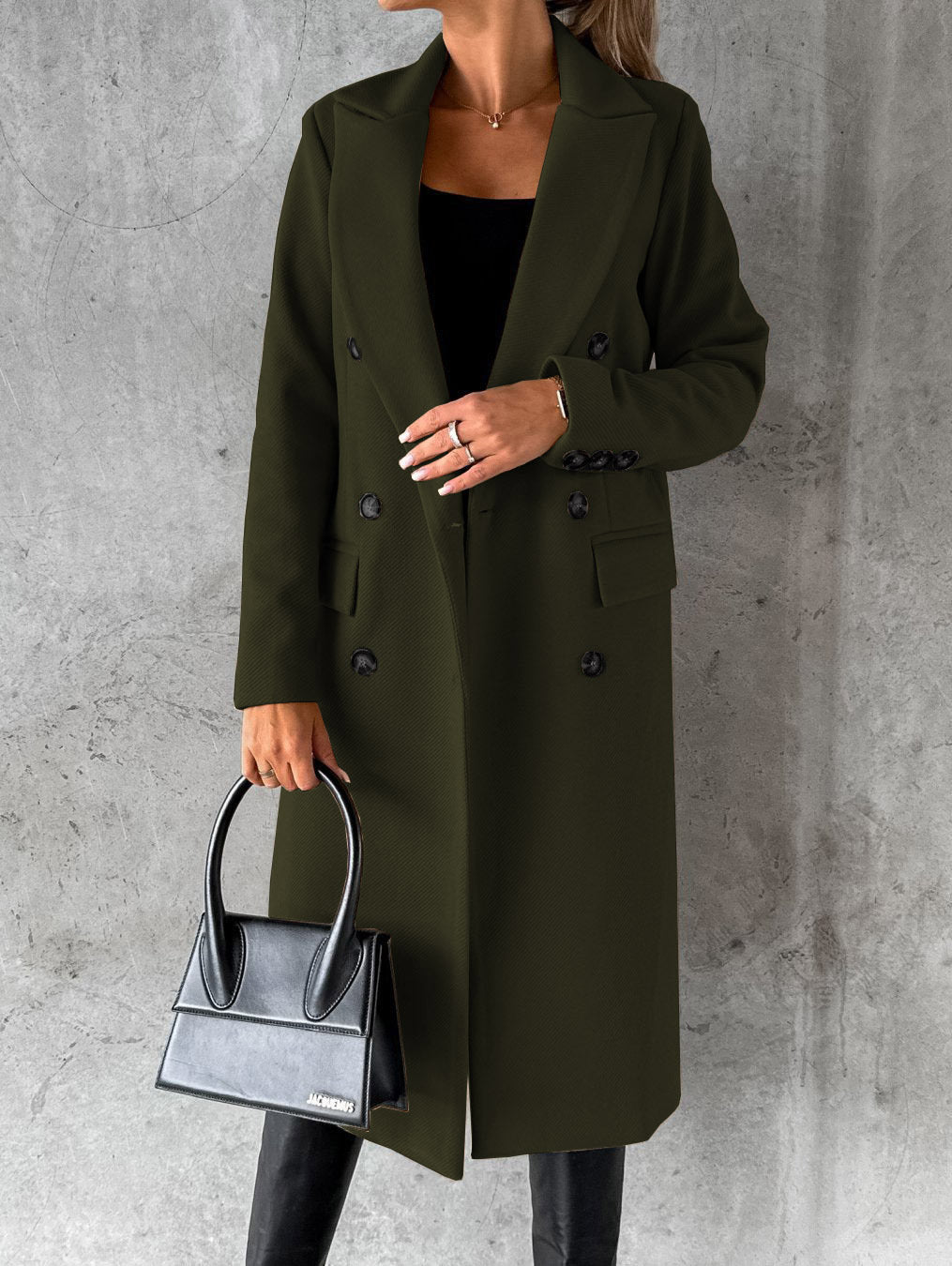 Eleganter und bequemer langer Mantel für Damen – Jesse