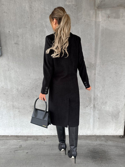 Eleganter und bequemer langer Mantel für Damen – Jesse