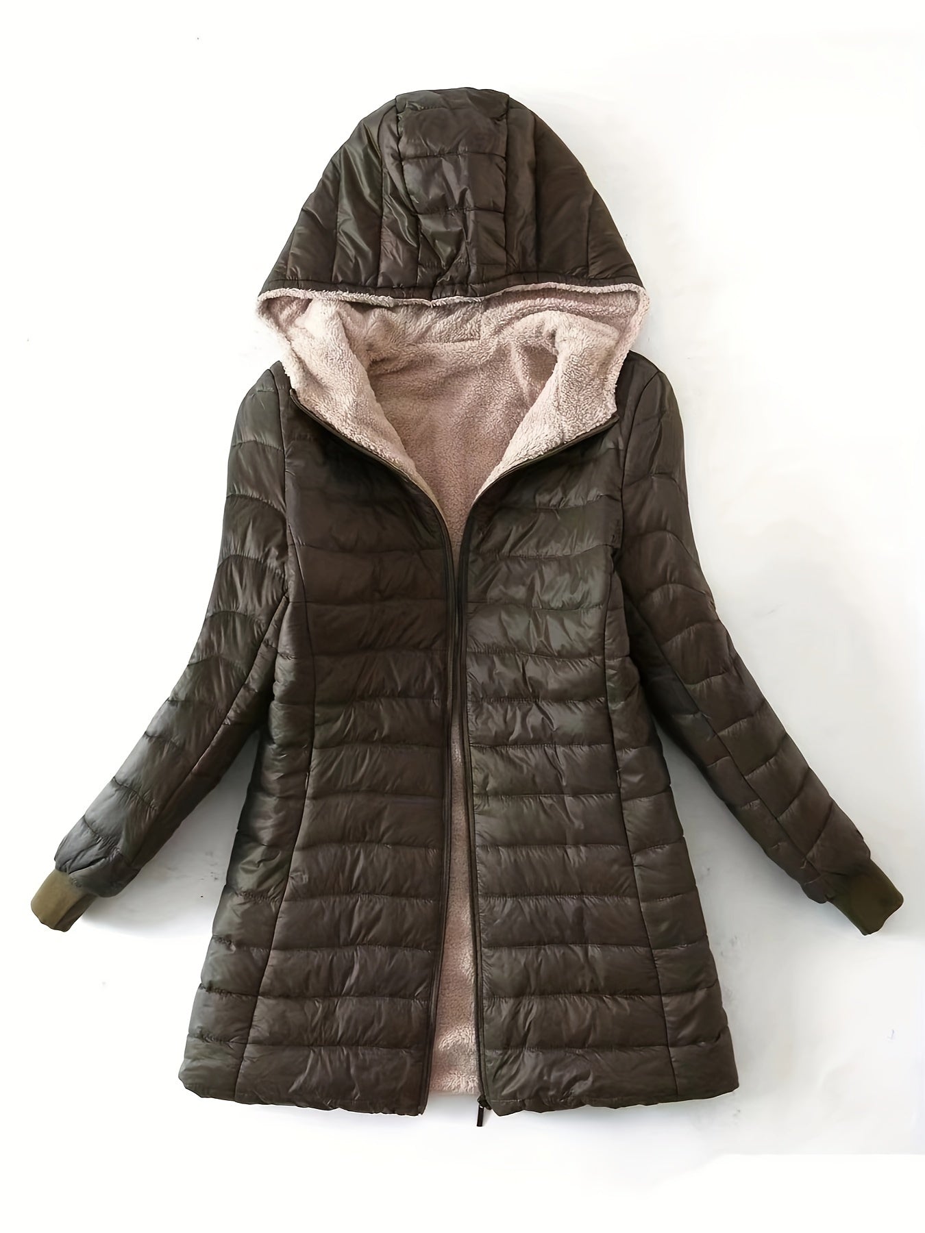 Eline | Fleece-lined jacket with zip fastening
