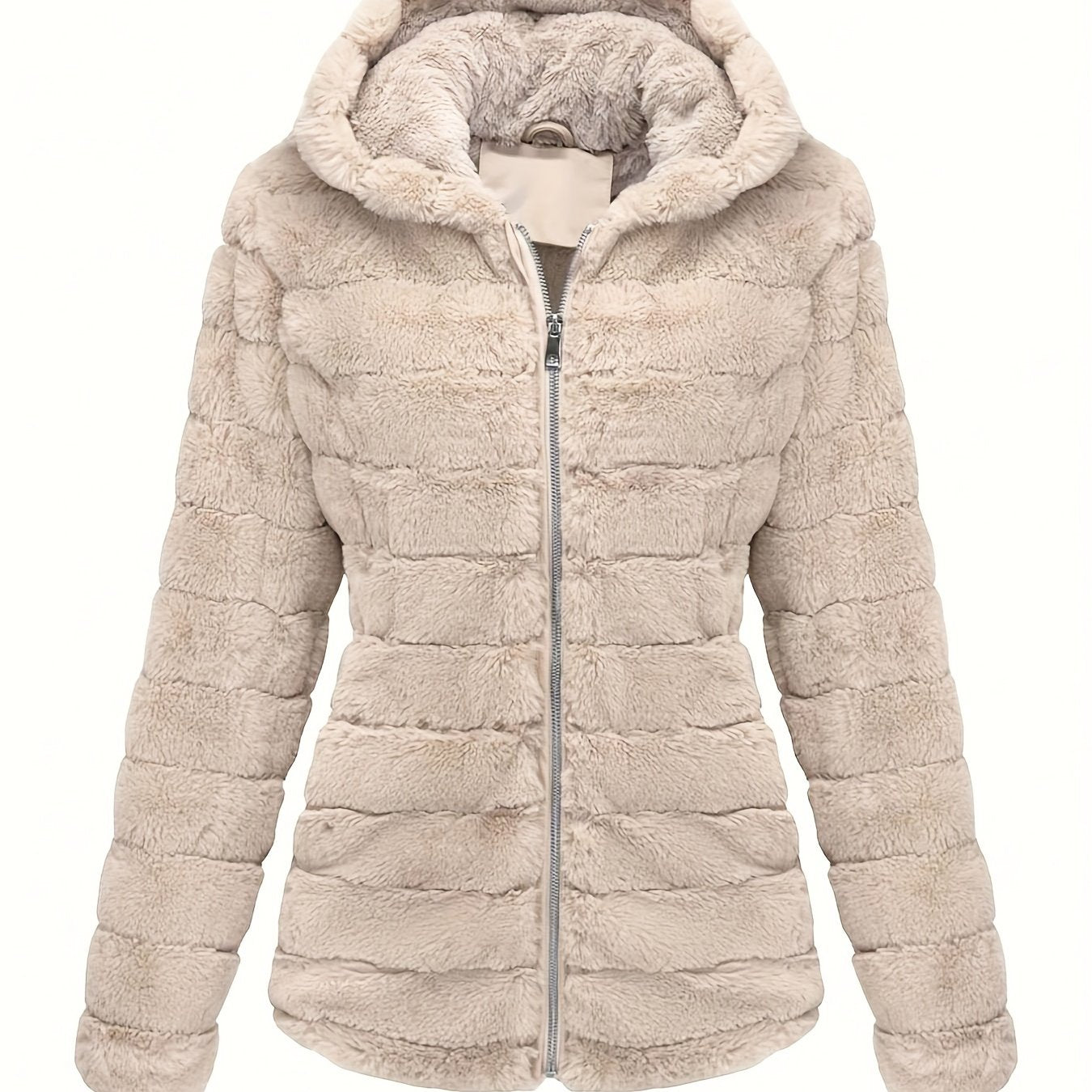 Elise | Stylish Solid Colour Teddy Coat
