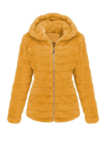 Elise | Stylish Solid Colour Teddy Coat