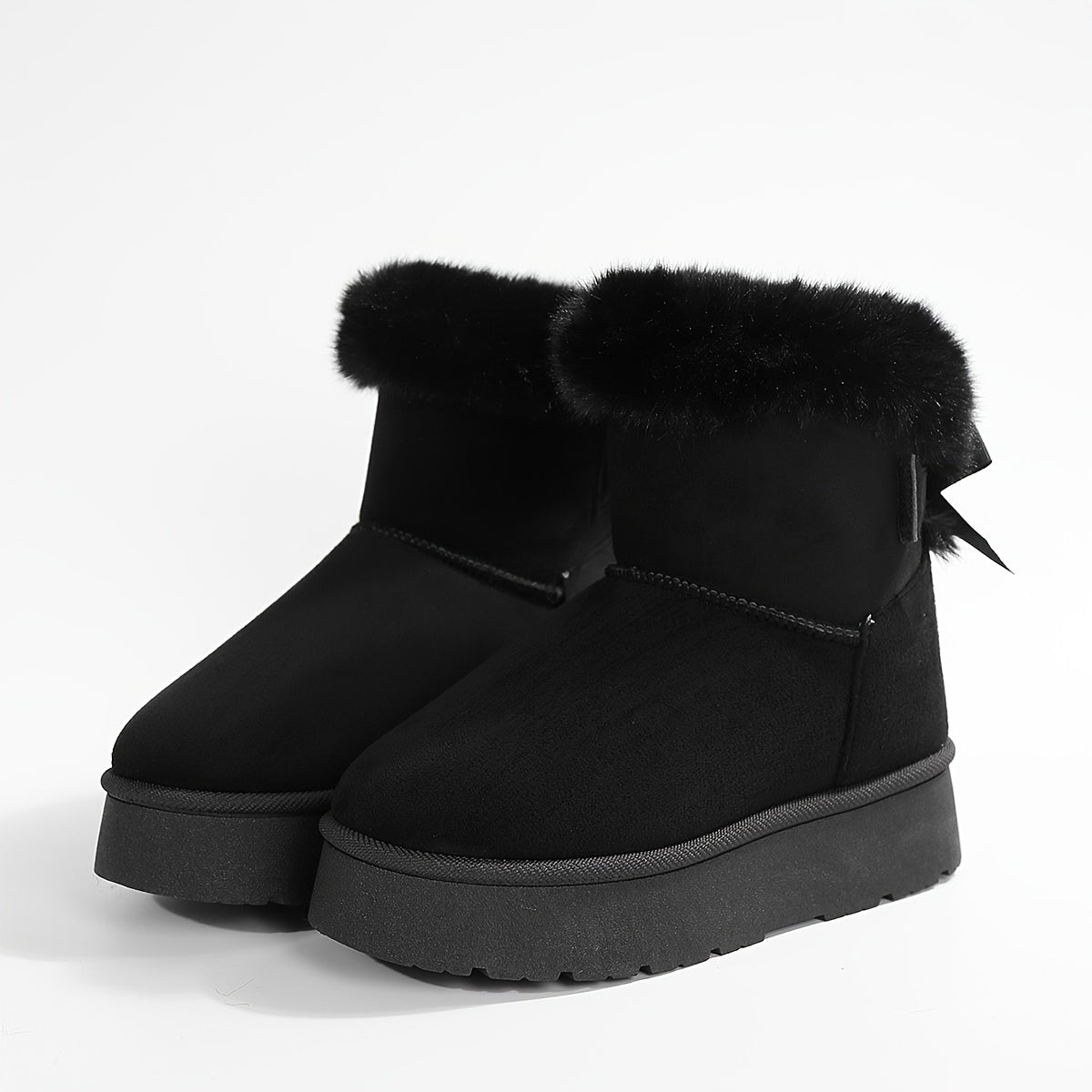 Ella | Plush-lined winter boots in solid colour