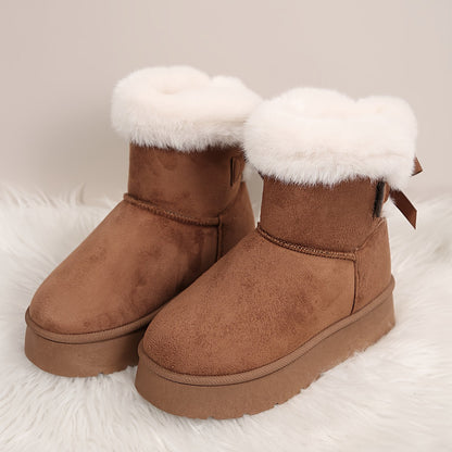 Ella | Plush-lined winter boots in solid colour