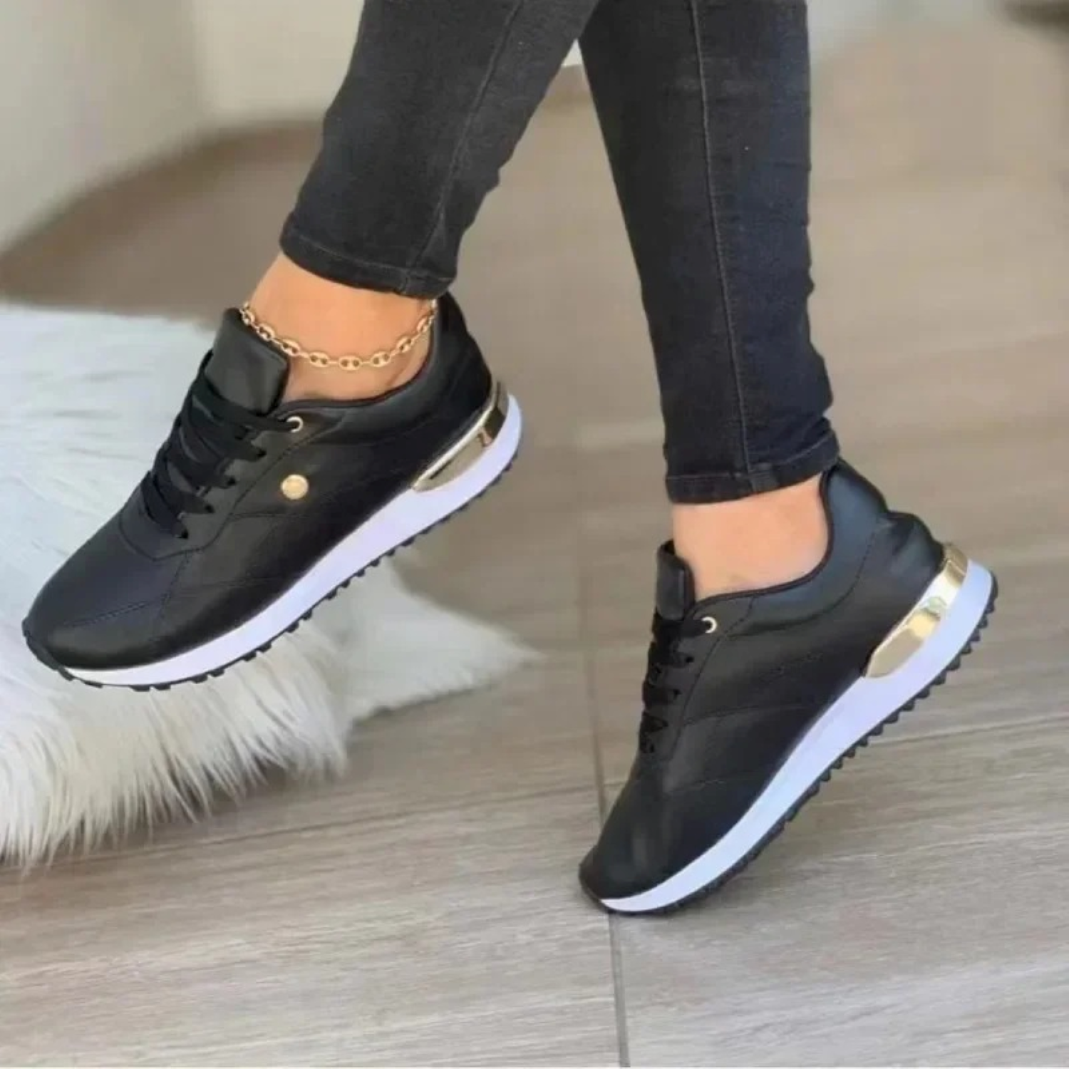 Ella | Stylish ladies' leather sneakers