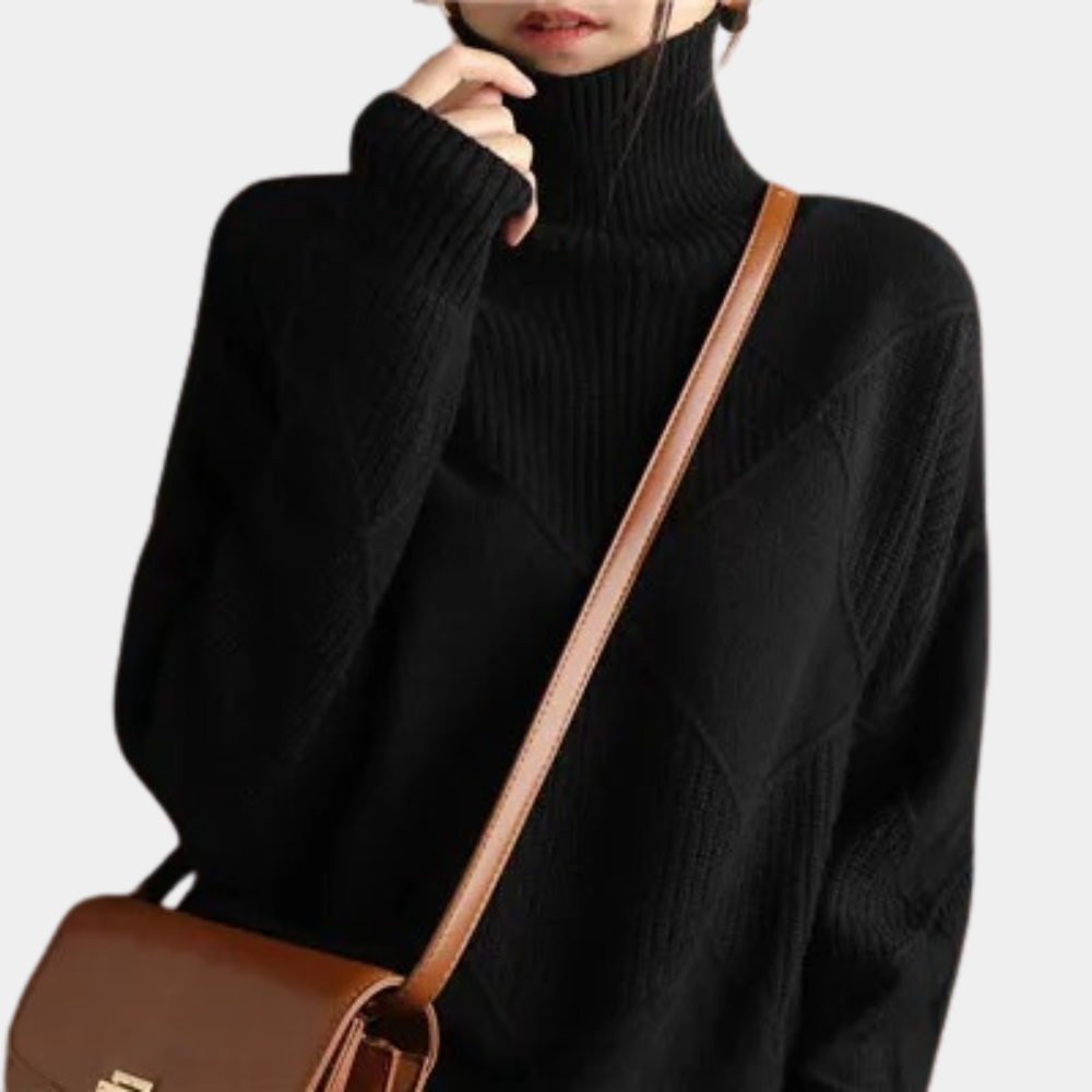 Women's Turtleneck Pullover - Nova