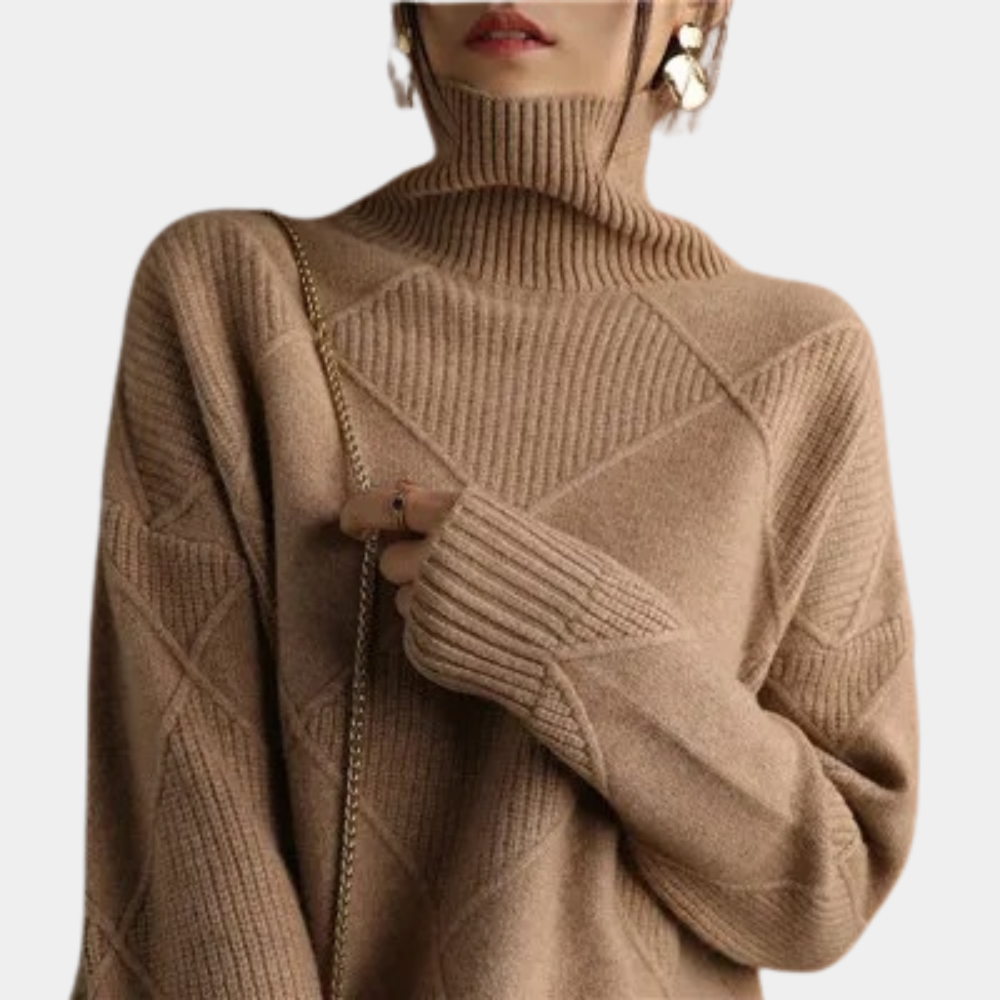 Women's Turtleneck Pullover - Nova
