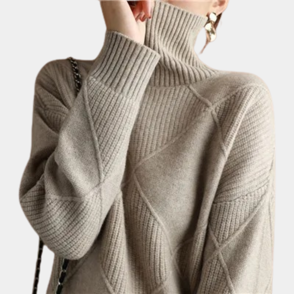 Women's Turtleneck Pullover - Nova