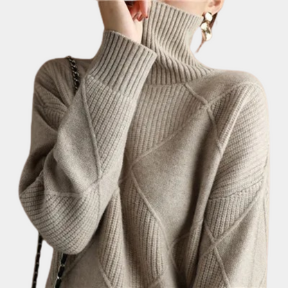 Women's Turtleneck Pullover - Nova