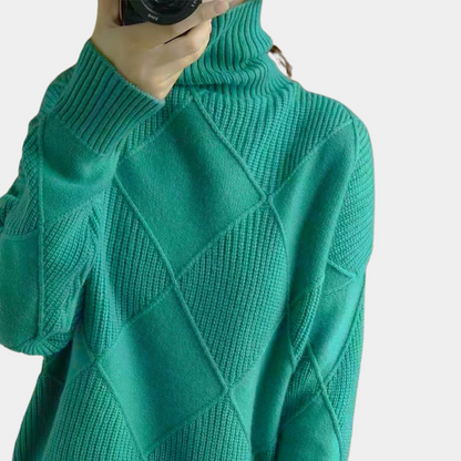 Women's Turtleneck Pullover - Nova
