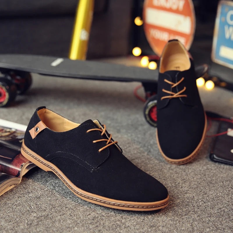 Ellison – Men's Suede Loafers with Classic British Allure