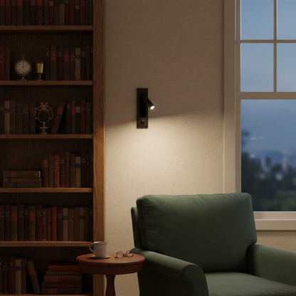 Folding LED Wall Reading Lamp for Bed and Study – Adjustable, Space-Saving, and Focused Light