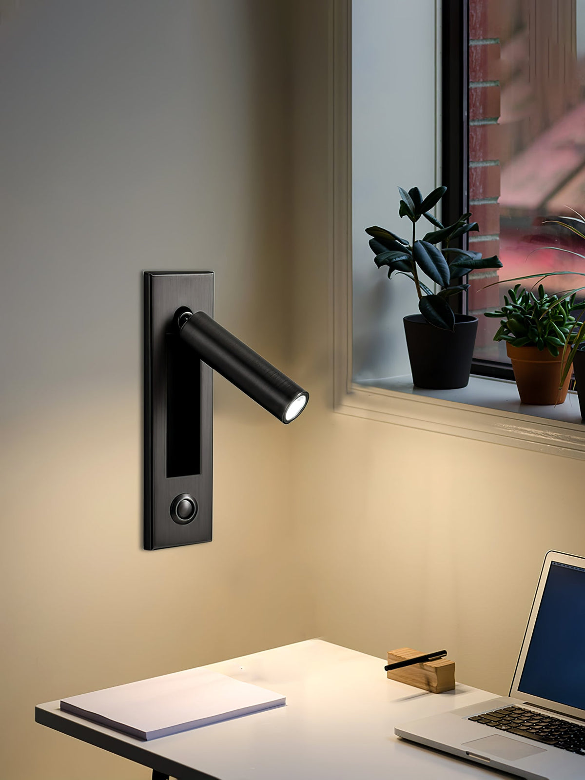 Folding LED Wall Reading Lamp for Bed and Study – Adjustable, Space-Saving, and Focused Light
