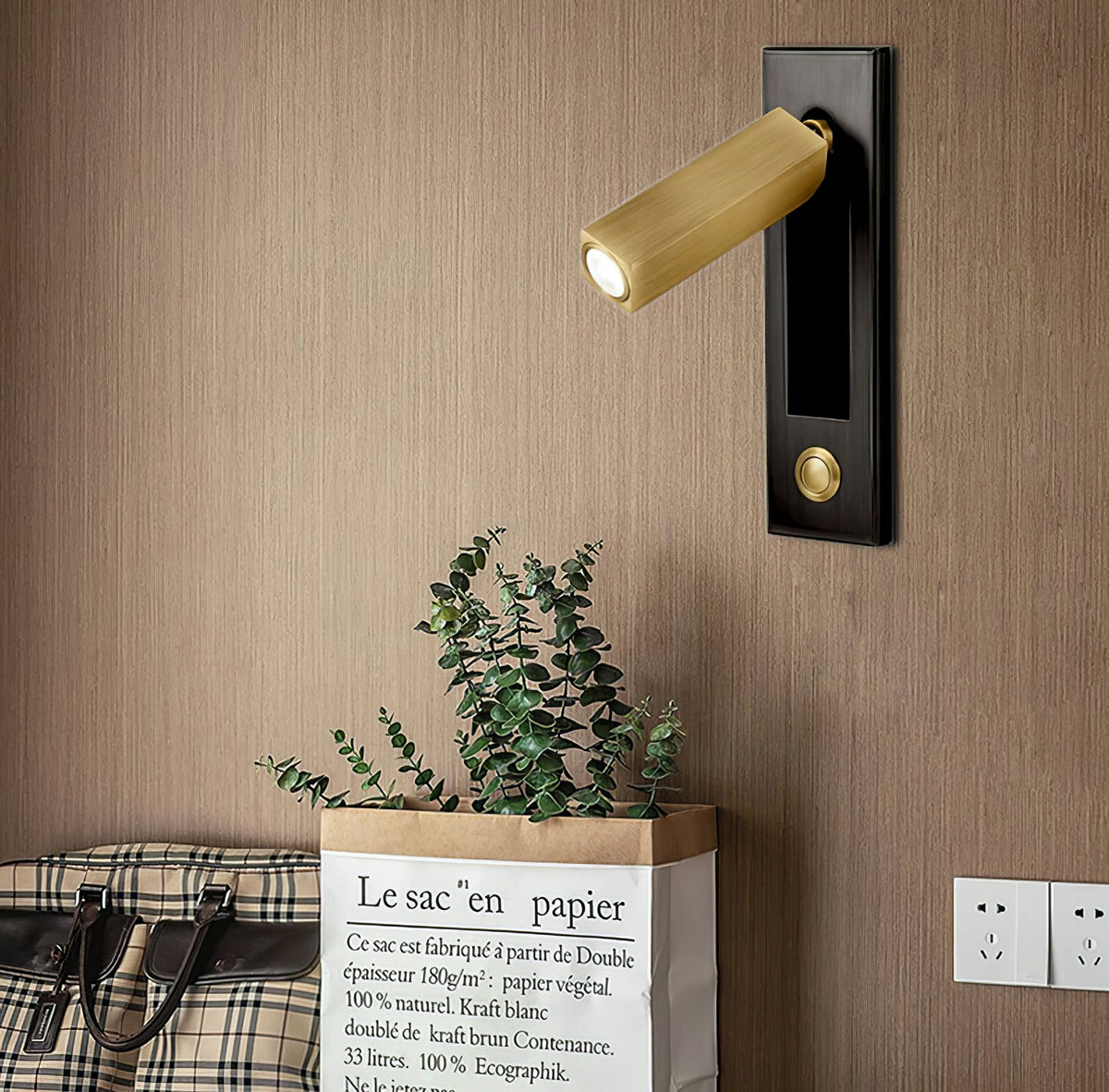 Folding LED Wall Reading Lamp for Bed and Study – Adjustable, Space-Saving, and Focused Light