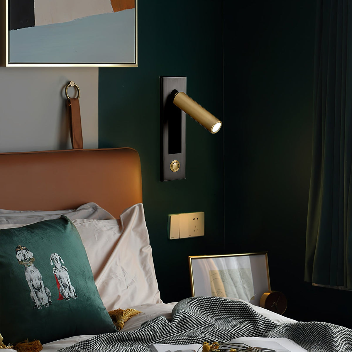 Folding LED Wall Reading Lamp for Bed and Study – Adjustable, Space-Saving, and Focused Light