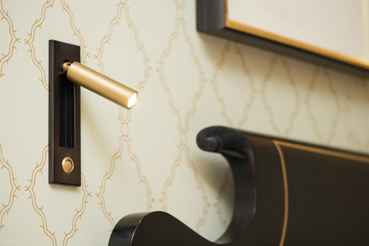 Folding LED Wall Reading Lamp for Bed and Study – Adjustable, Space-Saving, and Focused Light