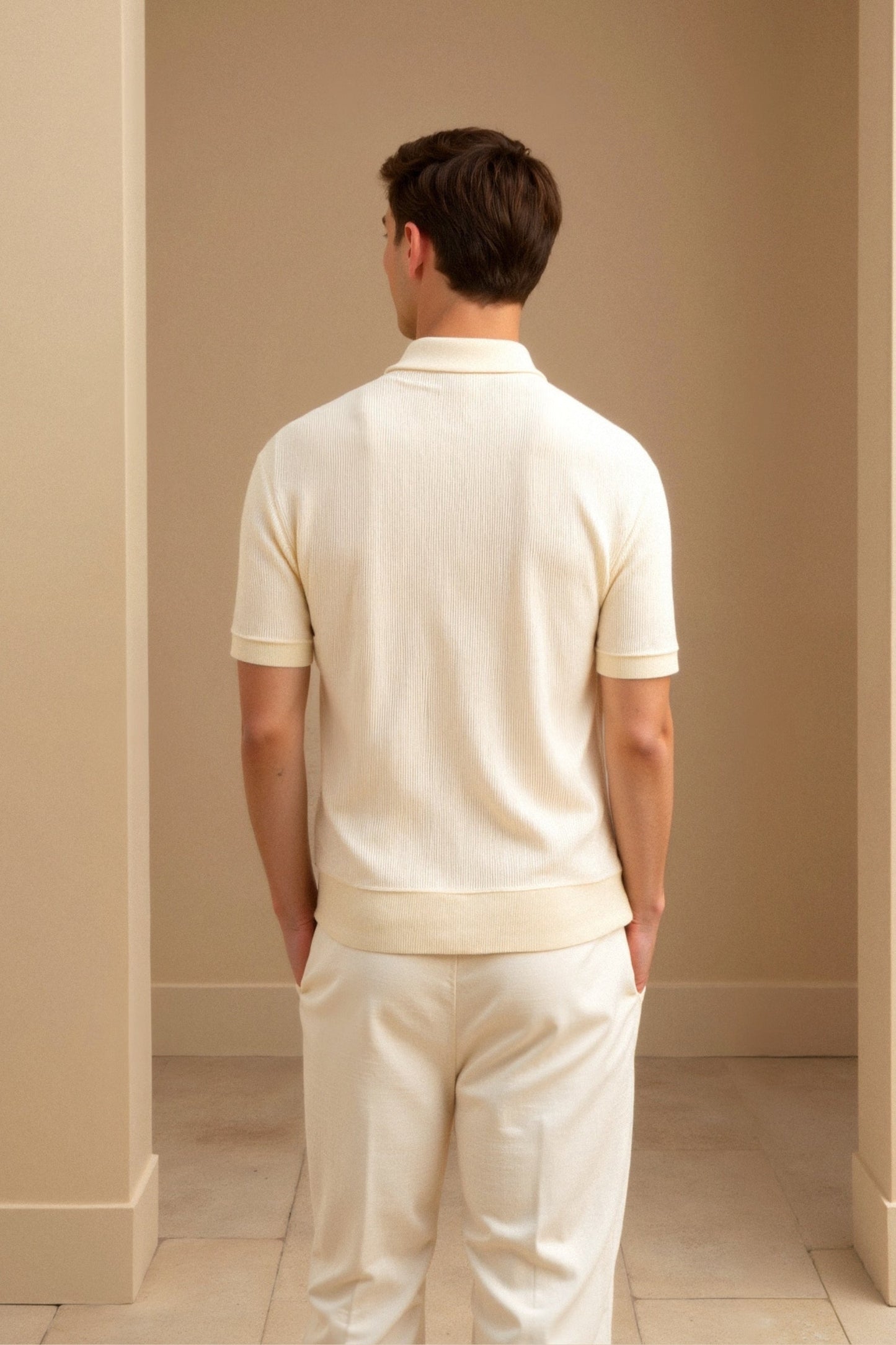 Emil | Polo T-shirt with Texture