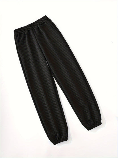 Emma | Casual waffle-knit women's training trousers