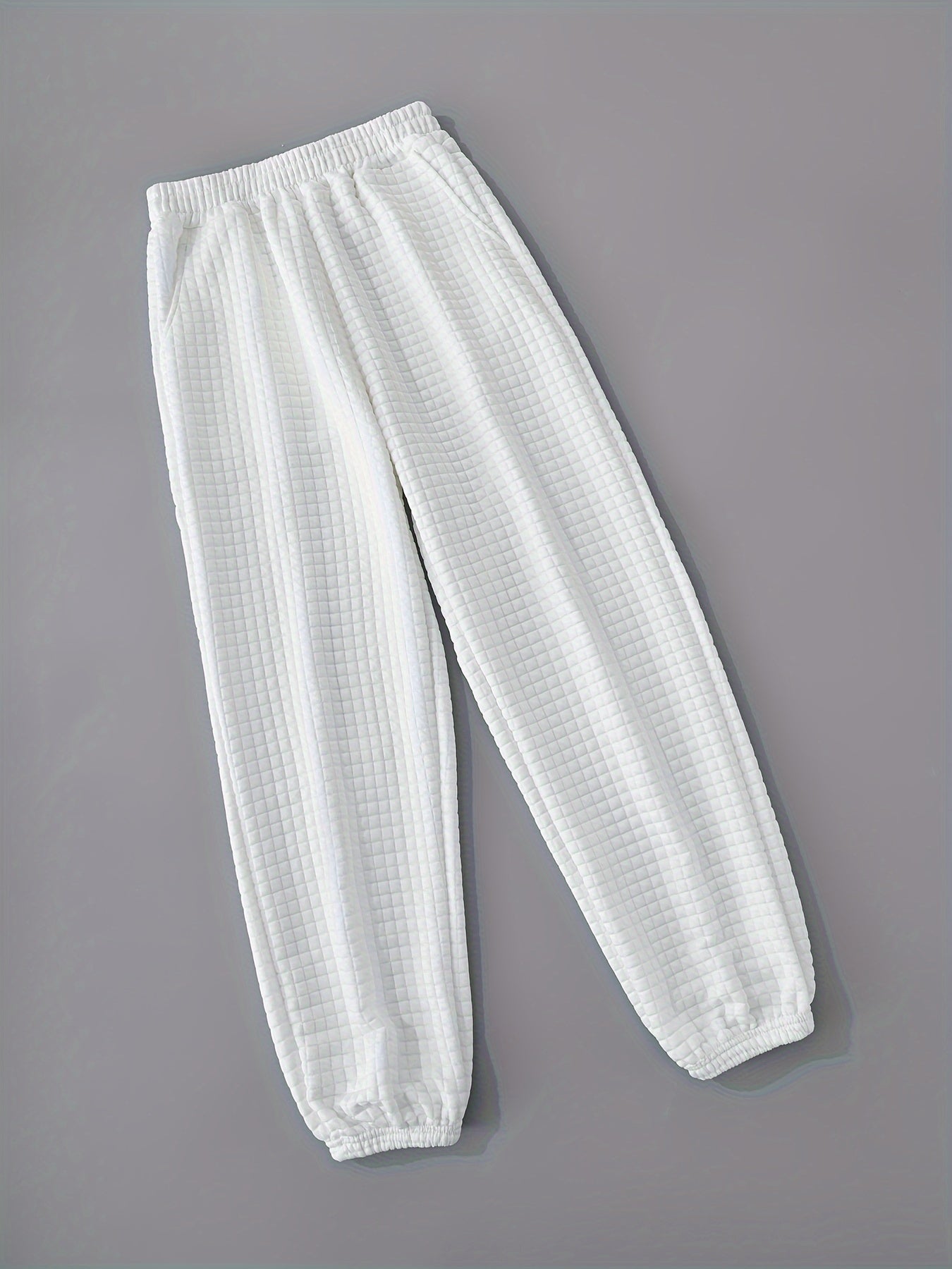 Emma | Casual waffle-knit women's training trousers